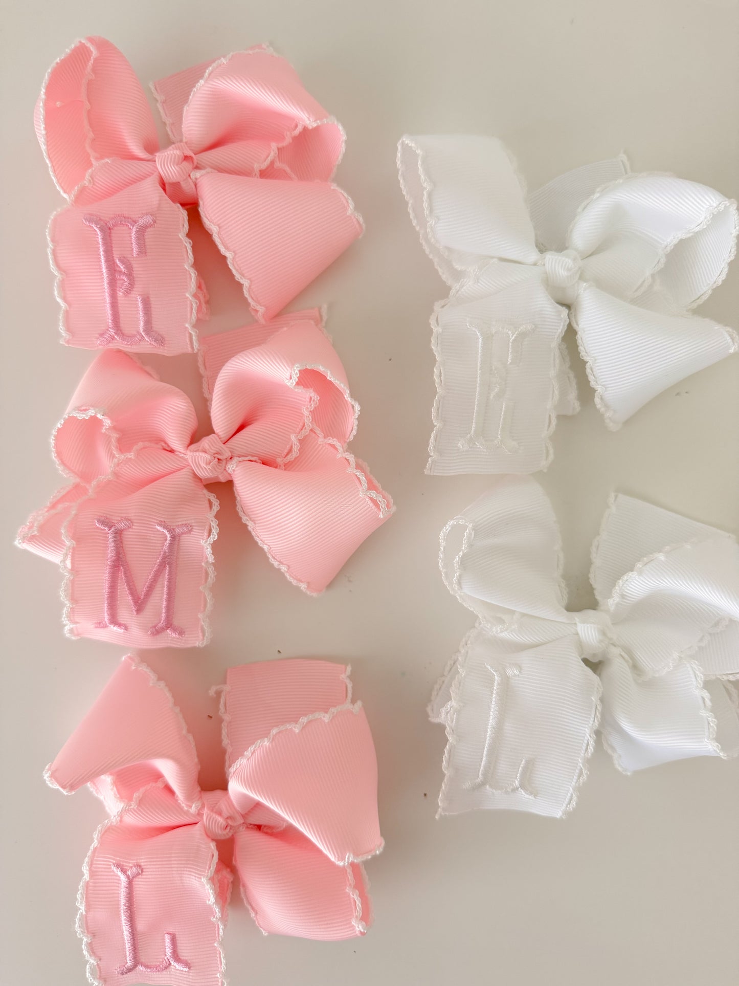 Girls Embroidered Bow - Small