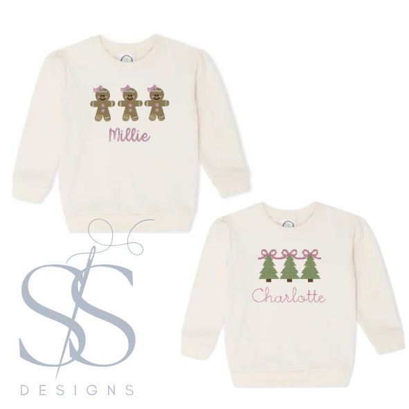 Girls Sweatshirt - Christmas