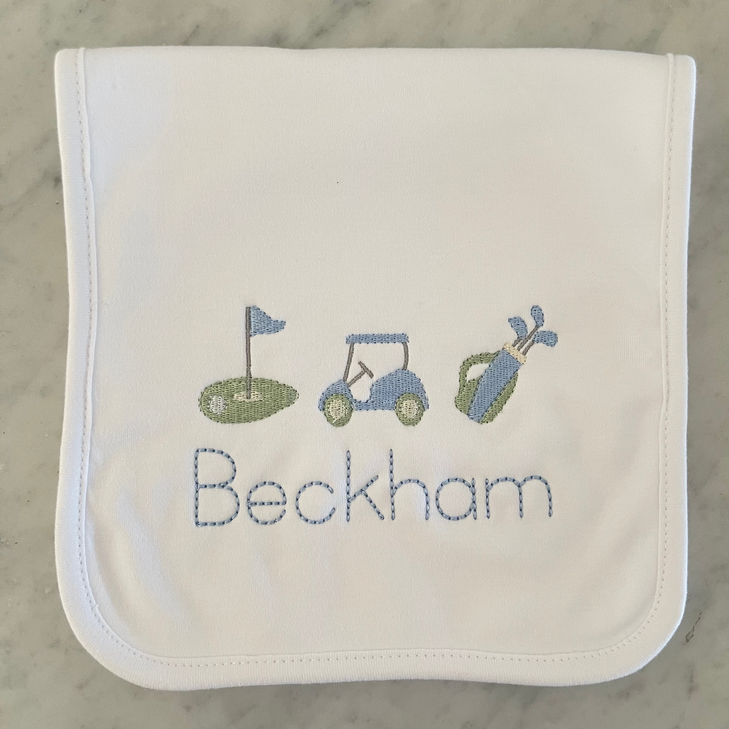 Embroidered Burp Cloths