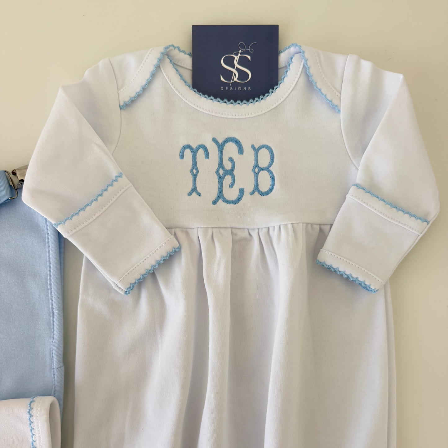 Embroidered Baby Gowns
