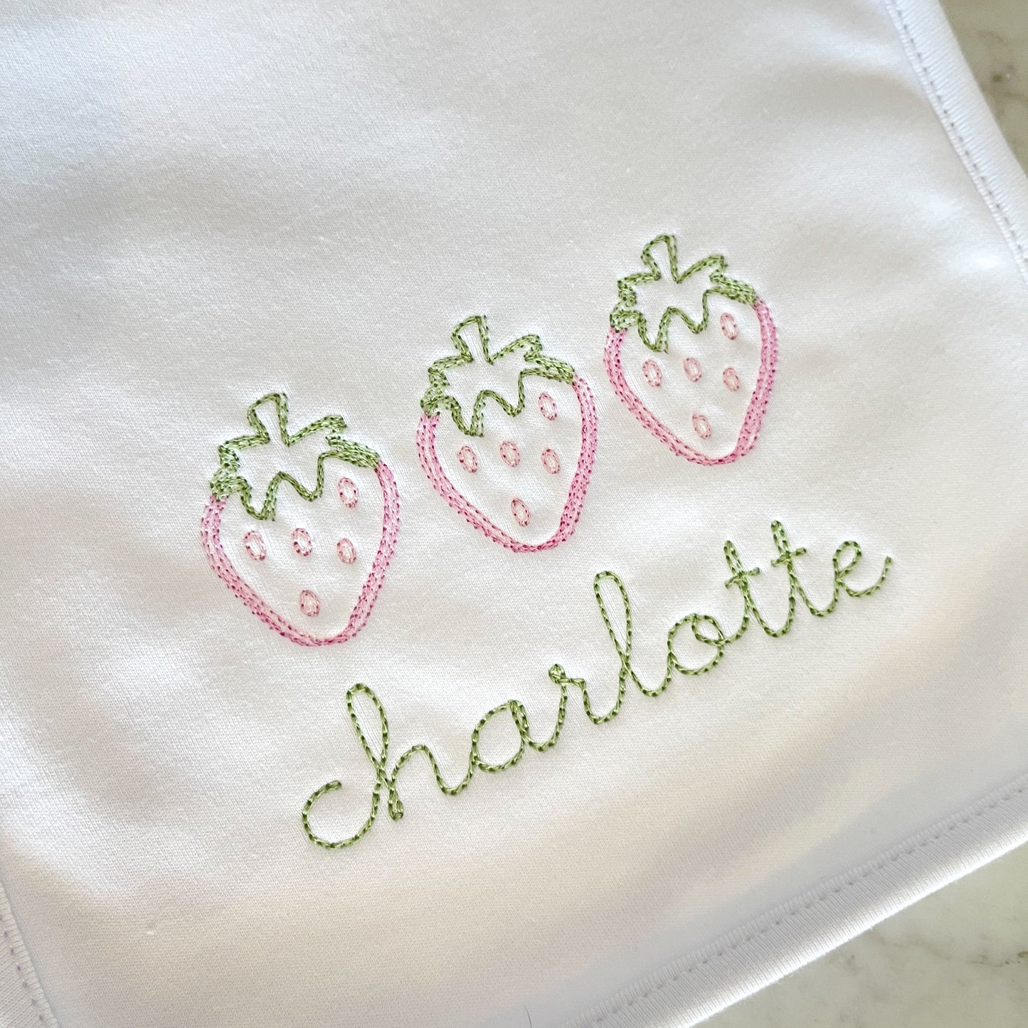 Embroidered Burp Cloths