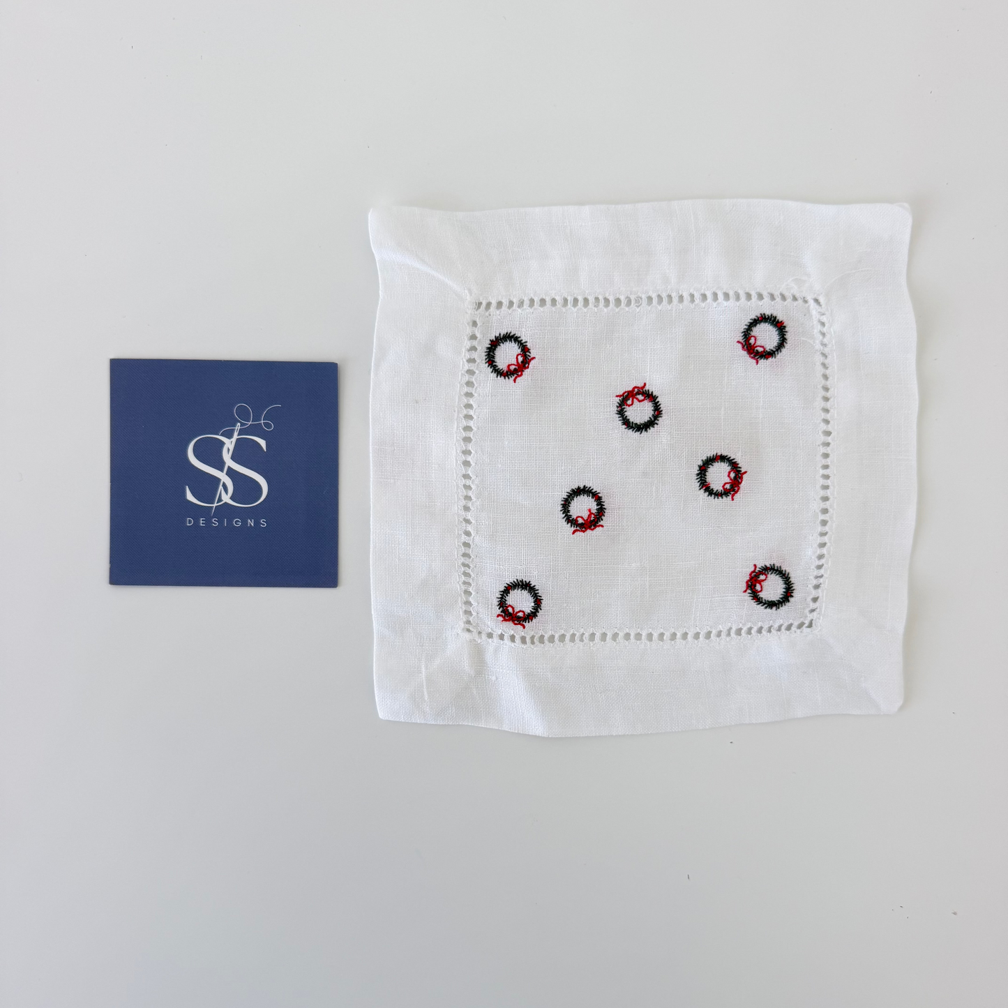Christmas Cocktail Napkins, Set of 4