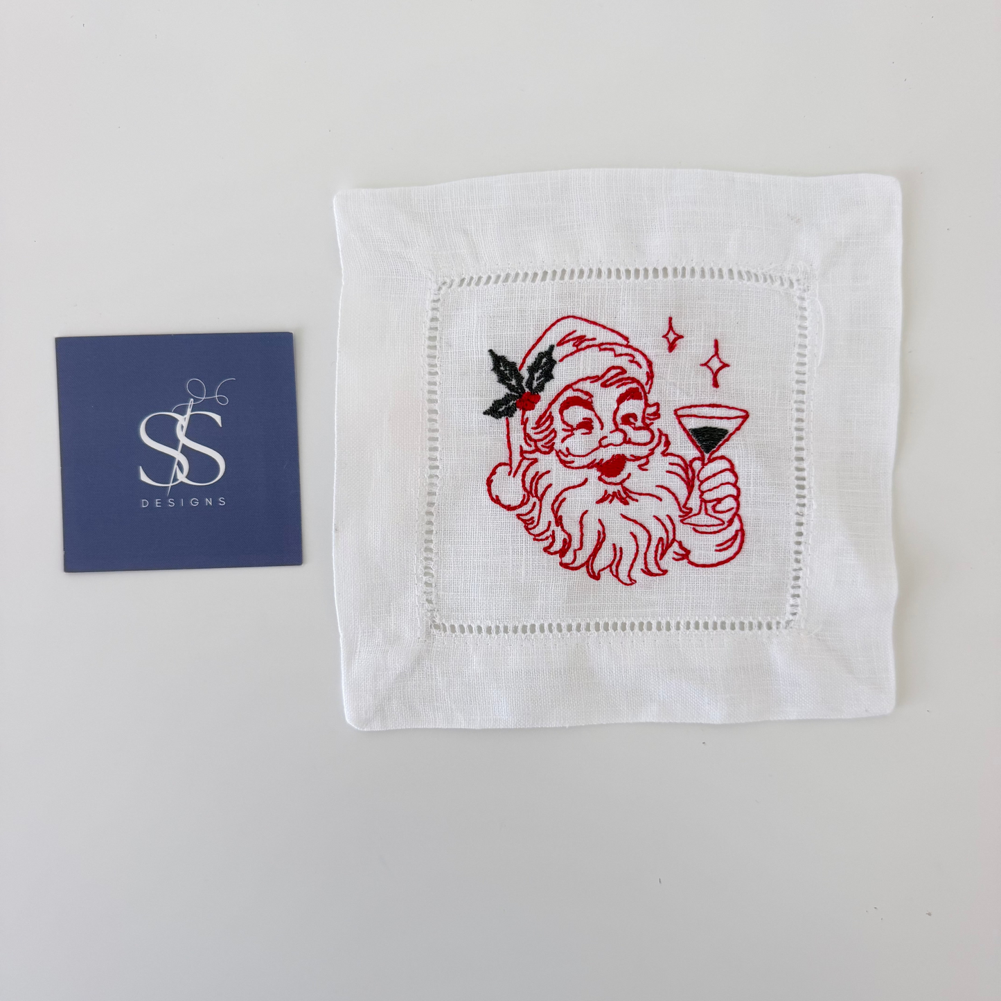 Christmas Cocktail Napkins, Set of 4