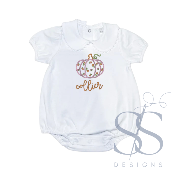 Girls Peter Pan Collar Bubble - Fall