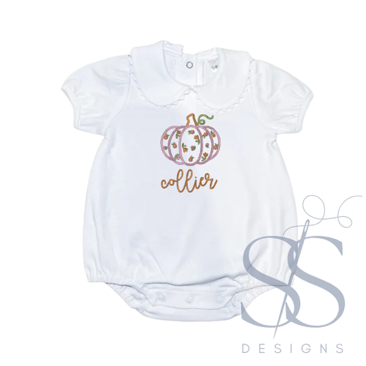 Girls Peter Pan Collar Bubble - Fall